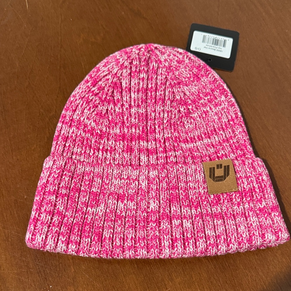 IBKUL Pink Merino Wool Knit Beanie